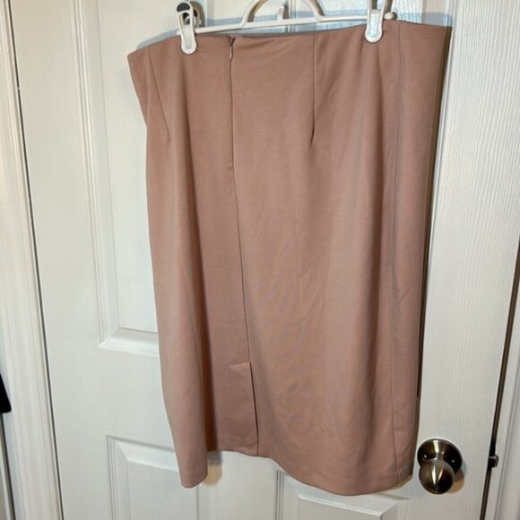 NWT size 14 philosophy Nordstrom rack blush pink pencil skirt career office - Picture 4 of 7